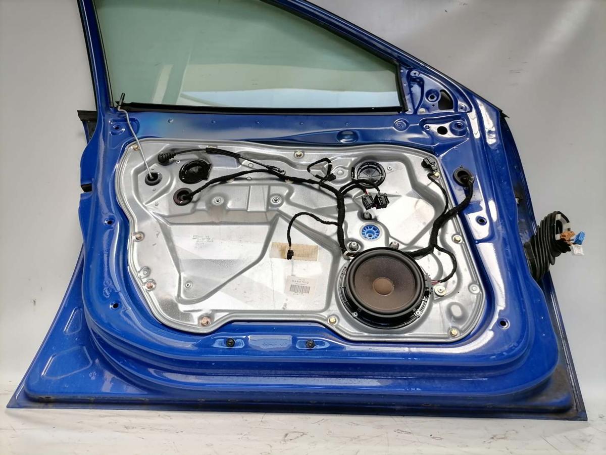 Seat Ibiza 6L original Tür vorn links LS5G Azul Swing Blue 5-Türer Bj.2003